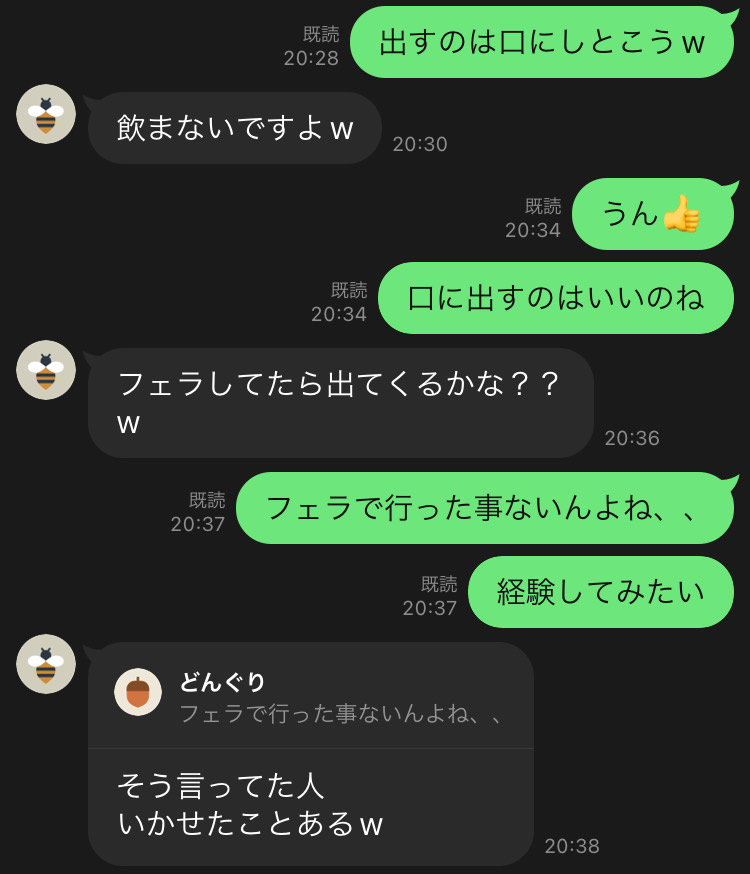 Jメールで出会った人妻とのLINEの会話
